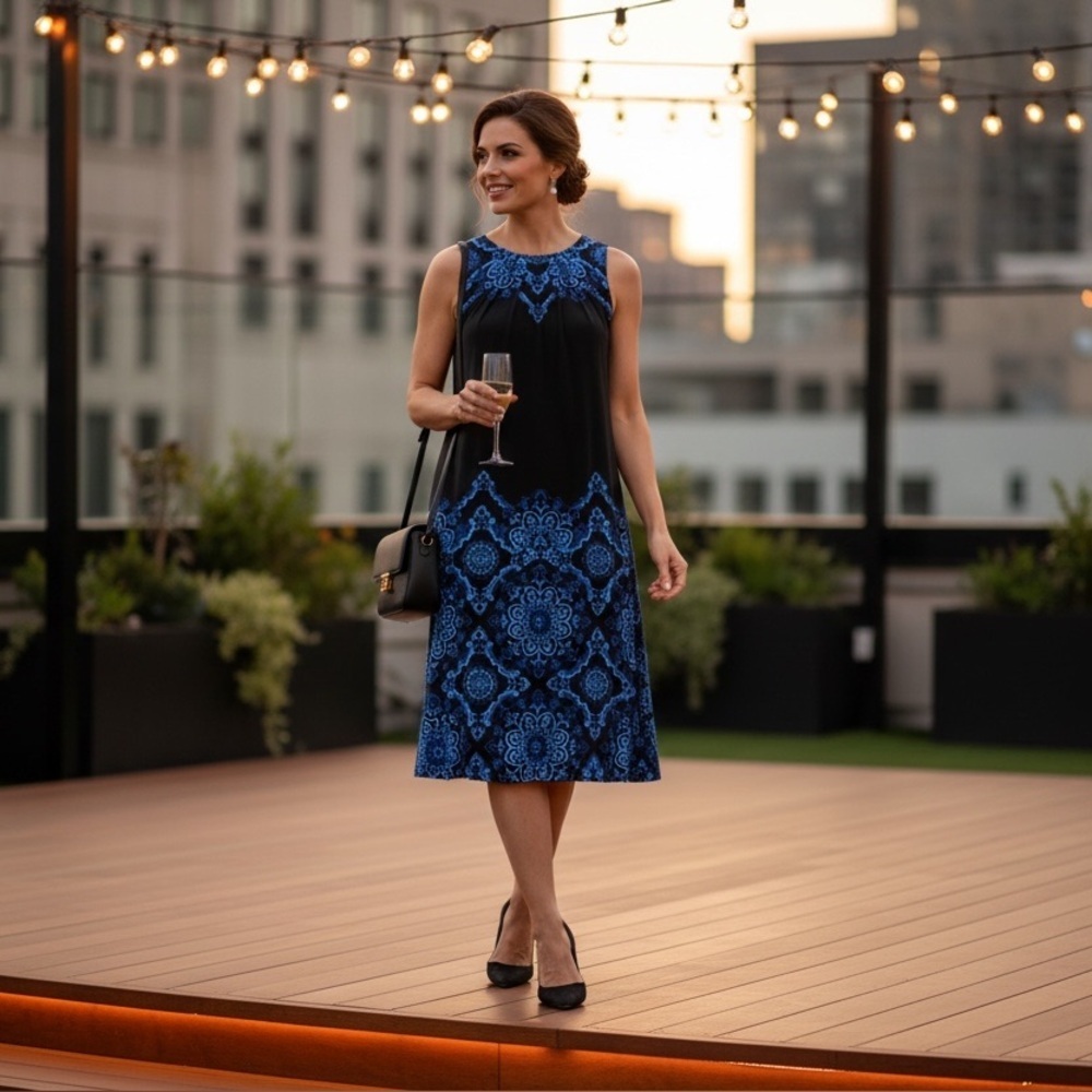 White House Black Market Sleeveless Dress